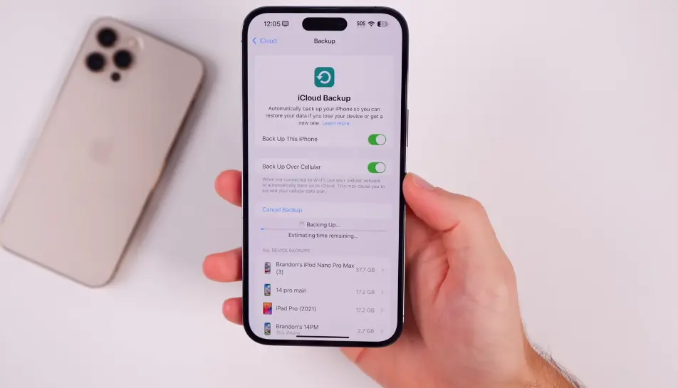 iCloud Backup for ios 17